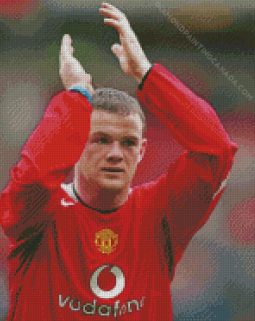 Wayne Rooney Manchester Player Diamond Painting