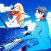 Your Lie In April Poster Diamond Painting