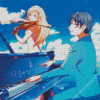 Your Lie In April Poster Diamond Painting