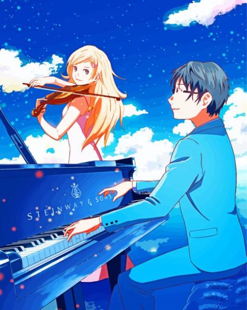 Your Lie In April Poster Diamond Painting