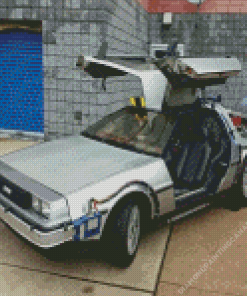 Aesthetic Delorean Diamond Painting