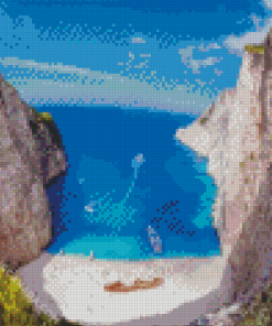 Aesthetic Navagio Zakynthos Diamond Painting