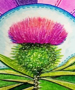 Aesthetic Thistles Diamond Painting