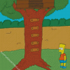 Bart Simpson Treehouse Diamond Painting