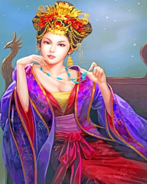 Beautiful Chinese Woman Diamond Painting