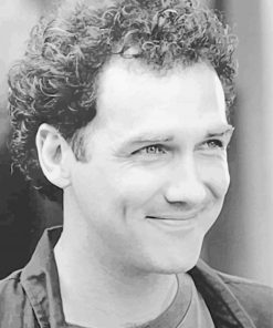 Black And White Young Norm Macdonald Diamond Painting