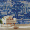 Blue Chinoiserie Diamond Painting