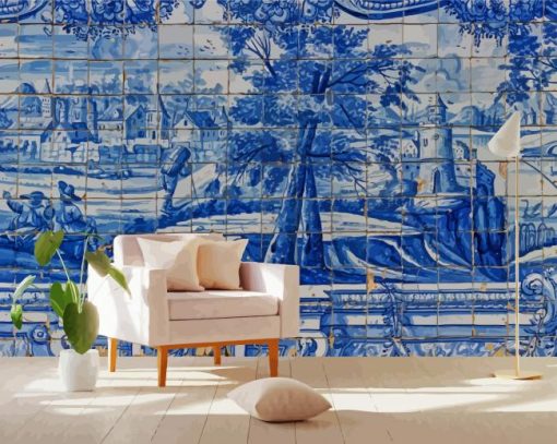 Blue Chinoiserie Diamond Painting