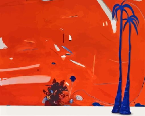 Brett Whiteley Big Orange Diamond Painting