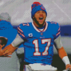 Buffalo Bills Josh Allen Footballer Diamond Painting