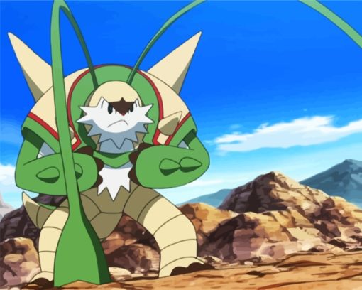 Chesnaught Pokemon Anime Diamond Painting