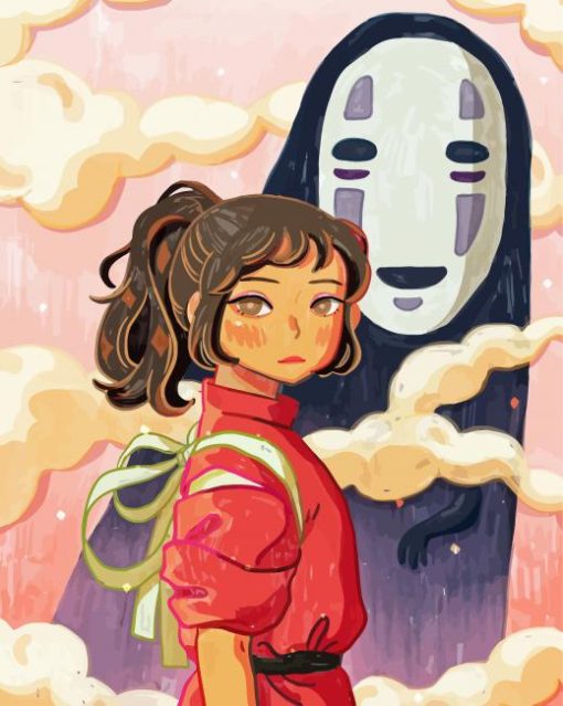 Chihiro And No Face Diamond Painting