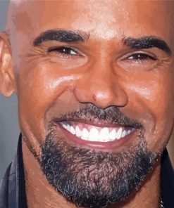 Close Up Shemar Moore Diamond Painting