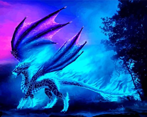 Cool Mythical Dragon Diamond Painting