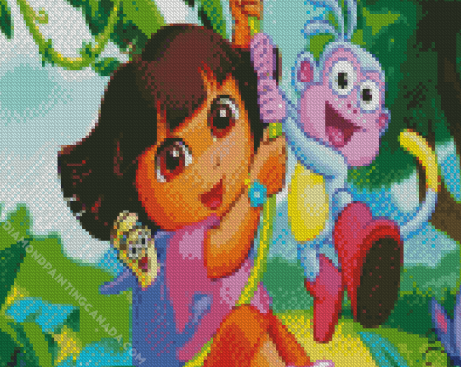 Dora Explorer Diamond Painting