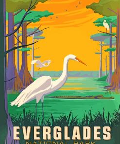 Everglades National Park Poster Diamond Painting