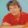 Handsome Patrick Swayze Diamond Painting