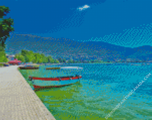 Lake Ohrid Europe Diamond Painting