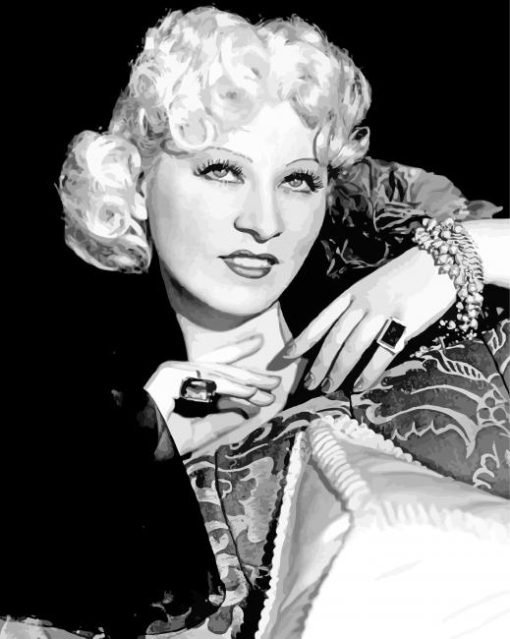 Mae West Actress Diamond Painting