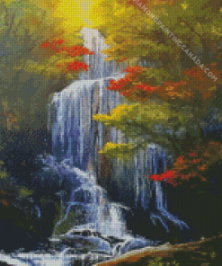 Mingo Falls Nature Art Diamond Painting