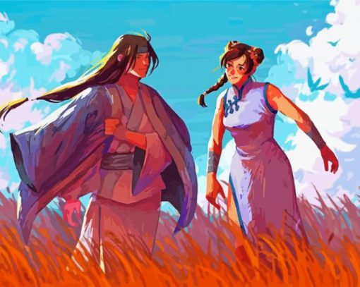 Neji Hyuga And Tenten Diamond Painting