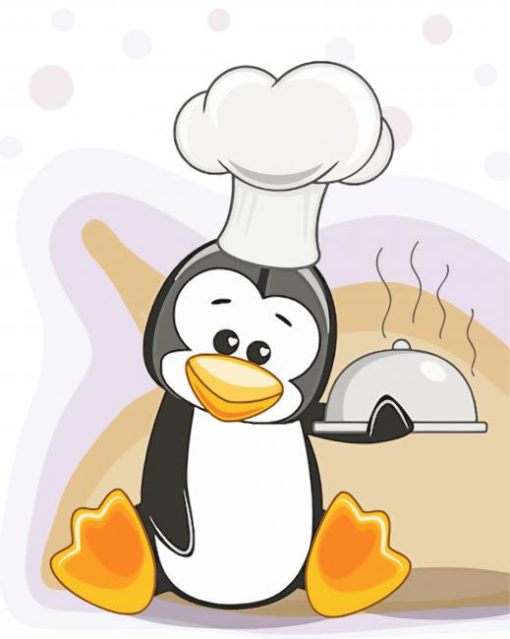 Penguin Chef Diamond Painting