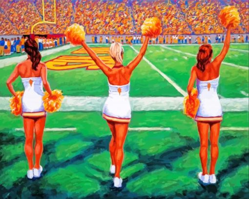 Pin Up Girls Cheerleading Diamond Painting