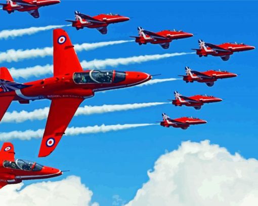 Red Arrows Hero Diamond Painting