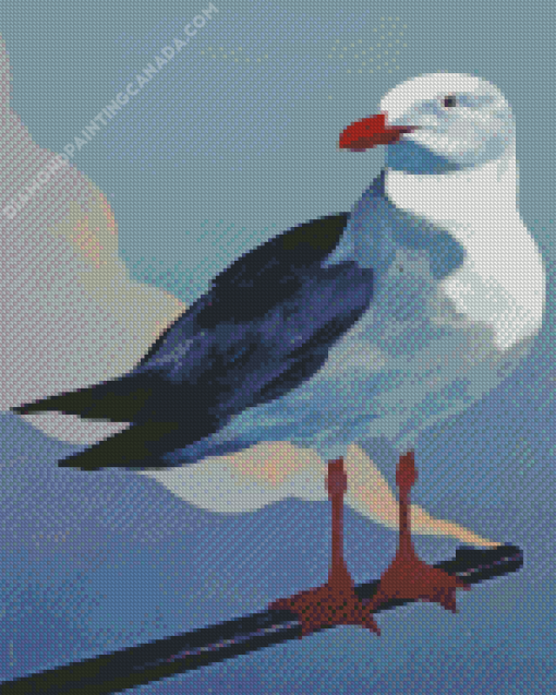 Seagull Bird Diamond Painting