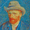 Self Portrait With Grey Felt Hat By Van Gogh Diamond Painting