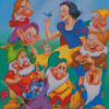 Snow White And Seven Dwarfs Diamond Painting