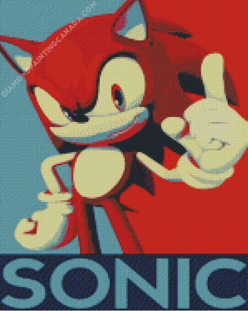 Sonic Anime Diamond Painting