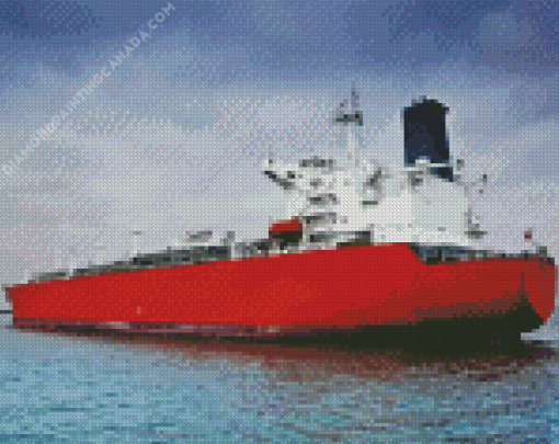 Tanker Ship Diamond Painting