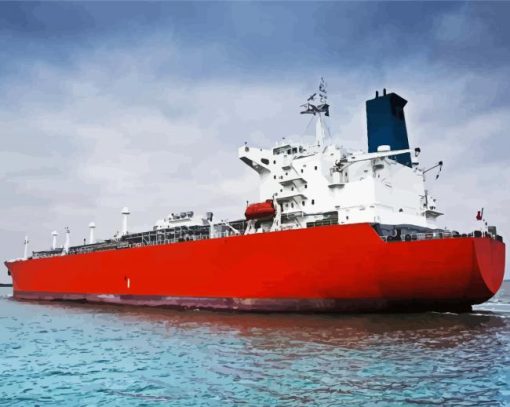 Tanker Ship Diamond Painting