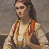 The Albanian By Camille Corot Diamond Painting