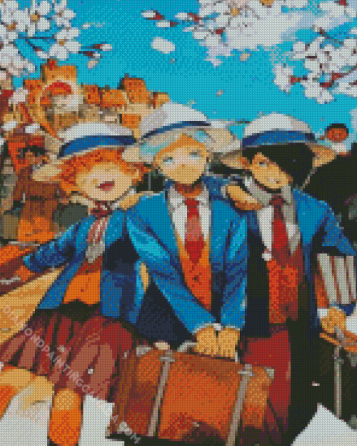 The Promised Neverland Anime Diamond Painting