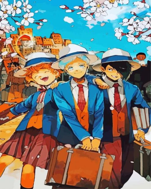 The Promised Neverland Anime Diamond Painting