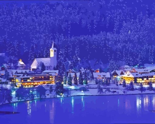 Titisee Winter Diamond Painting