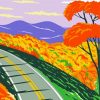 Virginia Blue Ridge Parkway Illustration Diamond Painting