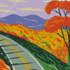 Virginia Blue Ridge Parkway Illustration Diamond Painting