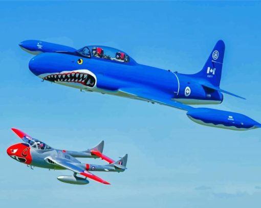 Warbirds Aircraf Diamond Painting