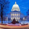 Wisconsin State Capitol Building Diamond Painting