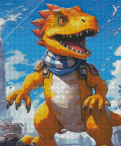 Agumon Fictional Character Diamond Painting