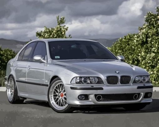 Bmw M5 E39 Car Diamond Painting