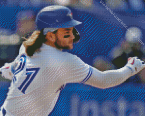 Bo Bichette Baseball Diamond Painting