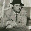 Cary Grant Wearing Hat Diamond Painting