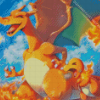 Charizard And Charmander Diamond Painting