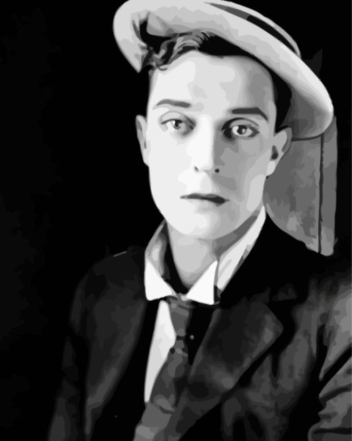 Classy Buster Keaton Diamond Painting