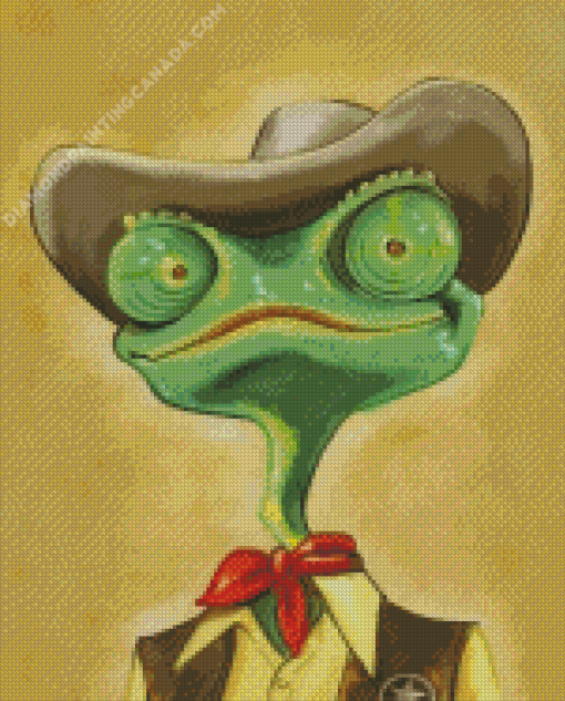 Cowboy Rango Cartoon Diamond Painting