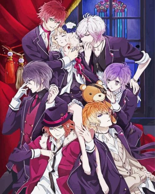 Diabolik Lovers Anime Characters Diamond Painting